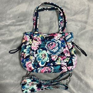 Vera Bradley Iconic Mini Glenna Satchel in Garden Grove